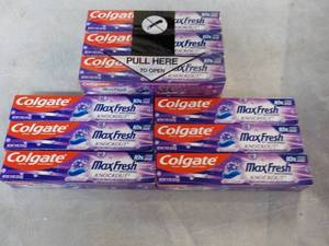 lot 360 image: 12 Tubes Colgate 1.9 oz Mint Fusion...
