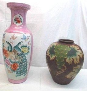 2 Large Vases