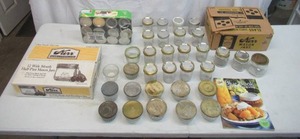Lot of 66 Canning Jars. Various sizes. Some are new, unused in boxes.