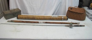 Lot of Antique Fishing Items