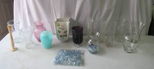 Lot of various Flower Vases