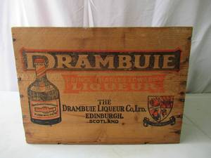 &nbspVintage Primitive Liquor Crate from Scotland