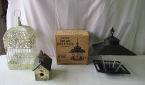 Lot of various Bird accessories Bird Cage, Bird Feeder, Bird House