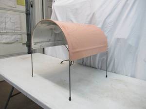 Vintage 1930s Metal Heating Lamp PinkPeach. Works
