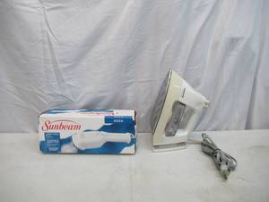 Lot of Rowenta Iron &Sunbeam Steamer 4026 in box