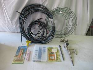 Lot of Gardening Items Irrigation, Tubing and more