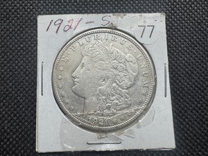 lot 77 image: 1921-S Silver Morgan Dollar