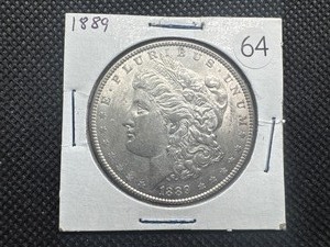 lot 64 image: 1889 Morgan Silver Dollar