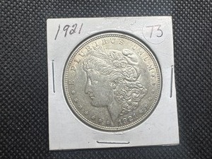 lot 73 image: 1921 Silver Morgan Dollar