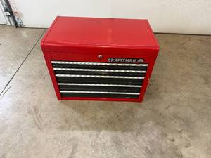 lot 14 image: Craftsman 5 Drawer Tool Box