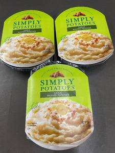 lot 47 image: L - Simply Potatoes Garlic Mashed Potatoes 24 oz - 3 Pack