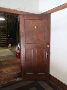 lot 25 image: 3 WOODEN DOORS