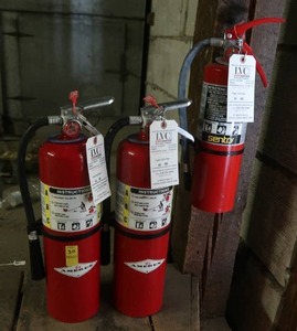 lot 30 image: 3 FIRE EXTINGUISHERS
