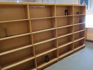 lot 45 image: 2 BOOKSHELVES
