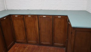lot 58 image: HUGE WALL CABINETS