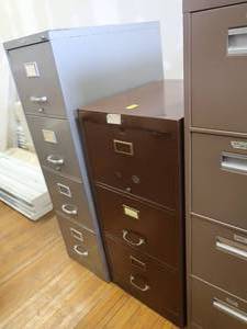 lot 89 image: 3 FILING CABINETS