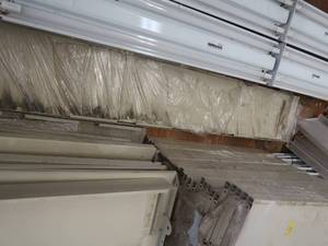 lot 91 image: WHOLE BUNCH OF METAL SHELVING