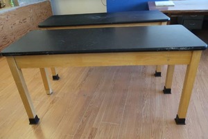 lot 139 image: 2 WOODEN TABLES