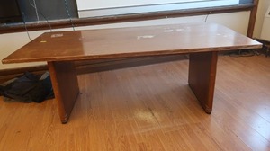 lot 155 image: LARGE WOODEN TABLE