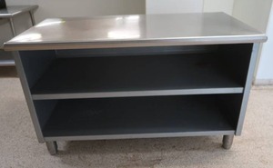 lot 212 image: NSF STAINLESS STEEL TABLE