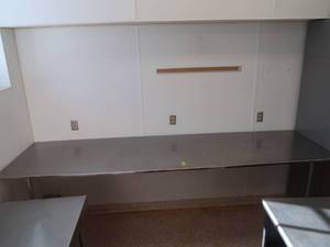 lot 217 image: NSF STAINLESS STEEL TABLE