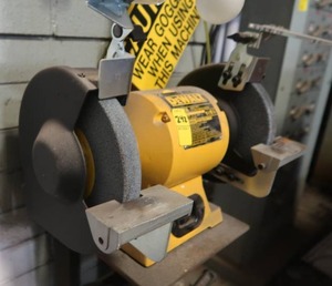 lot 242 image: DEWALT HEAVY DUTY BENCH GRINDER