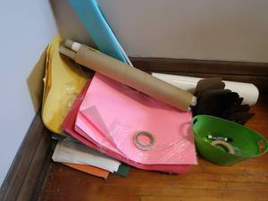 lot 350 image: DIFFERENT COLOR PAPER, BOOK DIVIDERS, AND MORE