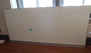 lot 393 image: WHITE BOARD AND BULLETIN BOARD
