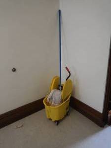 lot 427 image: MOP BUCKET WITH MOP