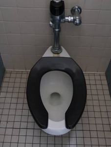 lot 431 image: TOILET AND TOILET PAPER DISPENSER