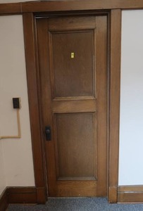 lot 541 image: ANTIQUE WOODEN DOOR