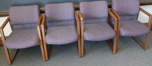 lot 575 image: 4 CHAIRS