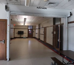 lot 645 image: RAYNOR ROLL UP SECURITY FIRE DOOR