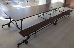 lot 649 image: 2  LUNCH ROOM TABLES