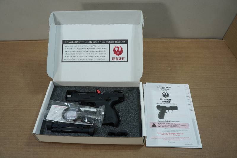 lot 6455 image: NEW Ruger SR22 .22 LR Semi-Auto Pistol - 2 Magazines