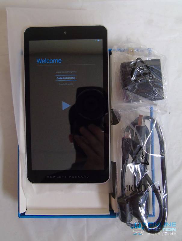 New HP 7 8GB Android Tablet Silver