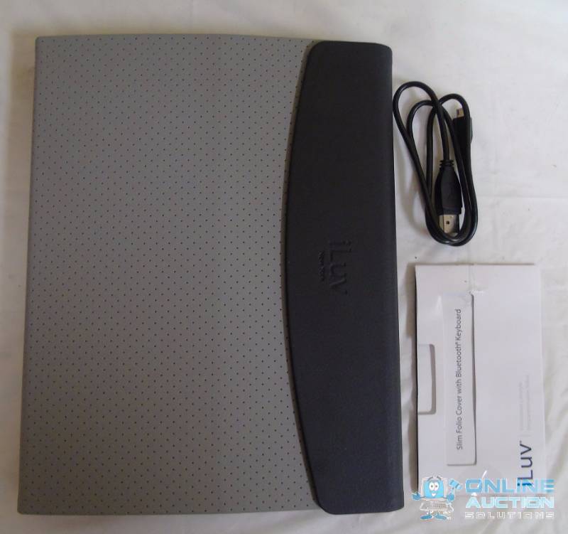 New iLuv Folio Case for iPad with Bluetooth Keyboard