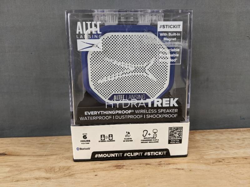 lot 79P image: Altec Lansing HydraTREK Everythingproof Wireless Speaker - Brand New