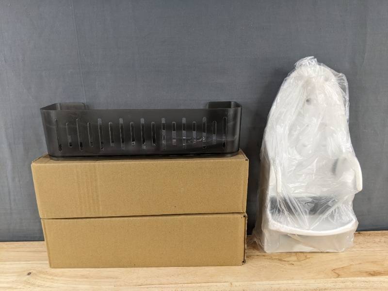 lot 503 image: Ironing Board Hanger Wall Mount & Plastic Wall Holder 11.75 in Long - Brand New S