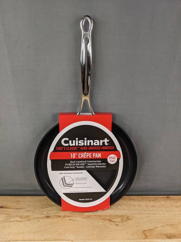 lot 35G image: Cuisinart Chefs Classic 10in Nonstick Crepe Pan - Brand New