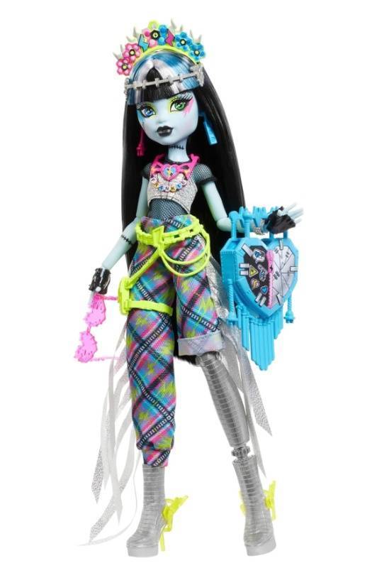 lot 46J image: Brand New Monster High Frankie Stein Doll with Accessories