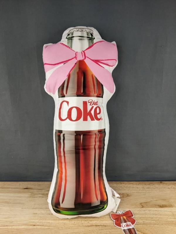 lot 156C image: Diet Coke Throw Pillow 22 in - Brand New