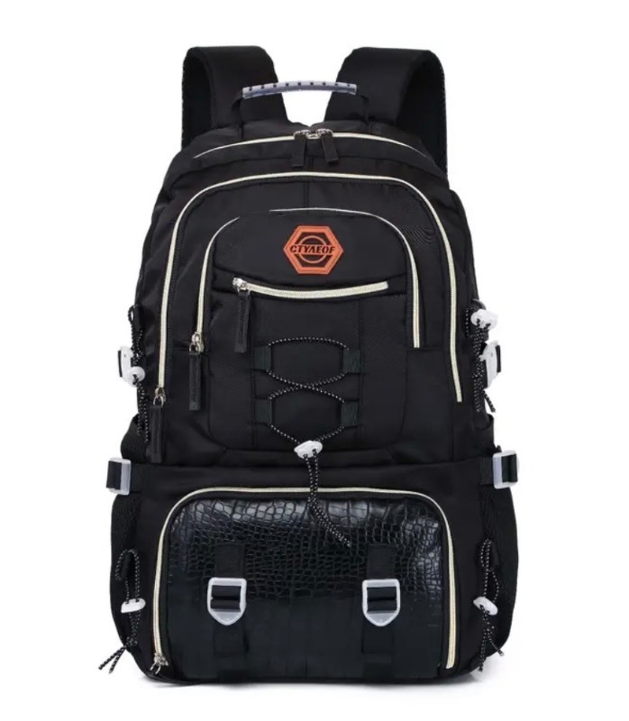 lot 38G image: CTYAEOF Outdoor Travel Sports Camping Backpack, Black - Brand New