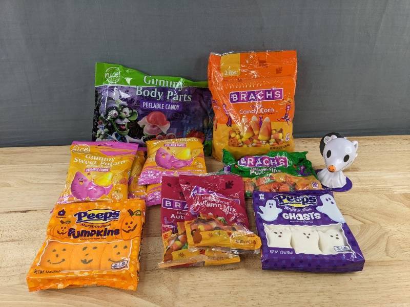 lot 66D image: Peeps & Brachs Assorted Halloween Candy Bags - Brand New