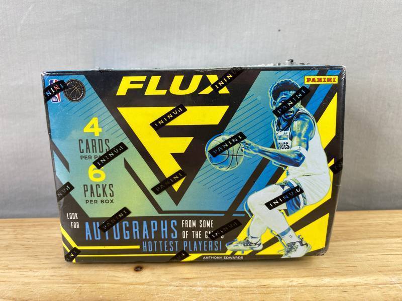 lot 6A image: Brand New 2022-23 Panini Flux NBA Basketball Trading Cards Blaster Box - 6 Packs T
