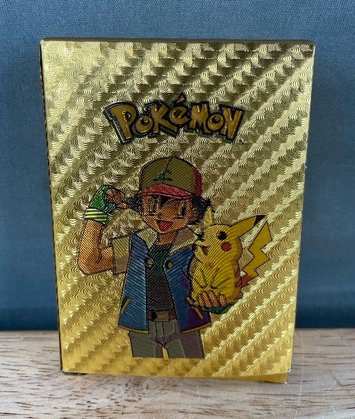 lot 2D image: Brand New Pack of 55 Gold Foil Pokemon Mystery Cards T