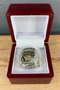 lot 12D image: 2024 Fantasy Football Championship Ring, Size 11 - Brand New