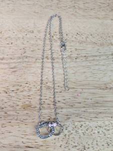 lot 404 image: Hello Kitty Necklace - Silver Tone Chain 16, 2 Extender - Brand New P