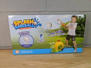 lot 423 image: Splash Baseball Outdoor - Baseball Splash Home Run Water Toy - Brand New P