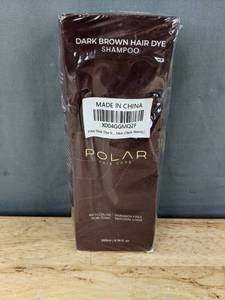 lot 301 image: Polar Hair Care Dark Brown Hair Dye Shampoo 200 ml - Brand New